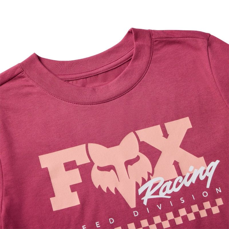 Fox W Checker SS Baby Tee