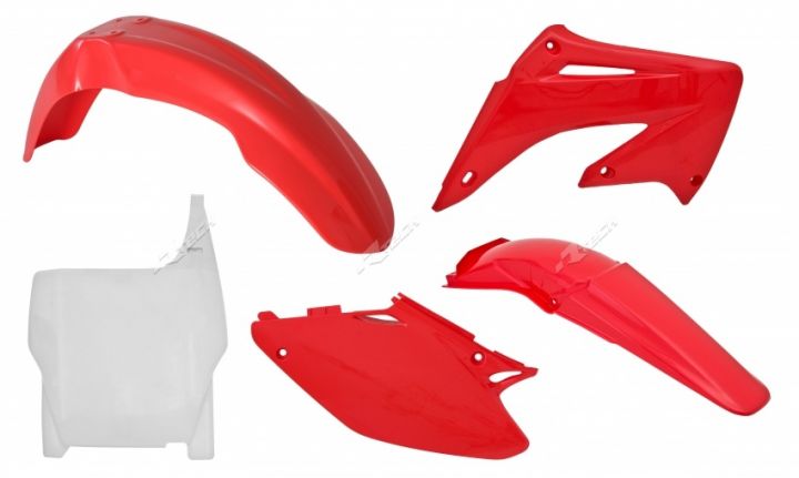 PLASTICS KIT RTECH 5 PIECE RED HONDA CR125R CR250R 04-07