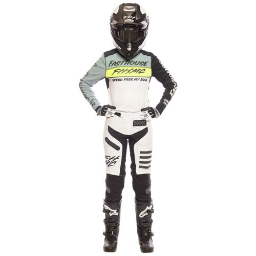 Womens Elrod Evoke Pant - White/Black