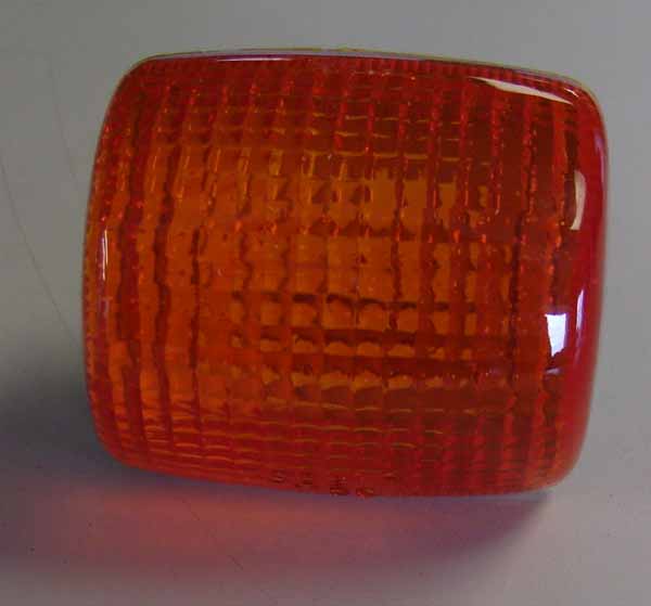 Emgo indicator lens - housing only. 6.8cm long, 5.8cm wide. 60-59830