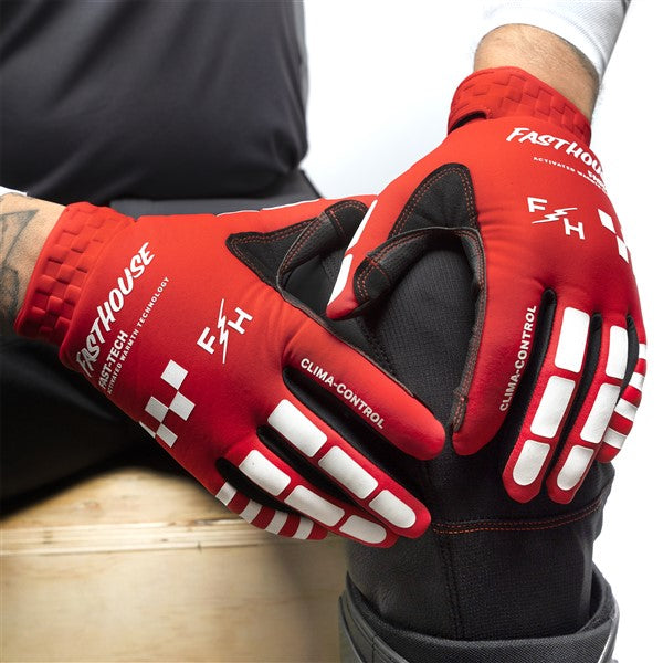 Toaster Gloves Red/White