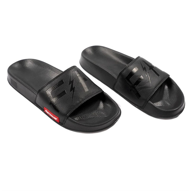 Lay Up Slide Sandals Black