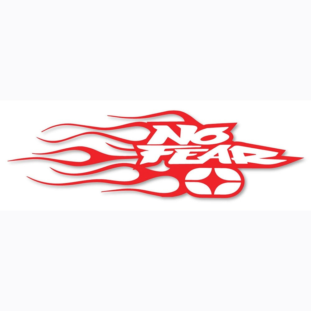 No Fear Flames Sticker