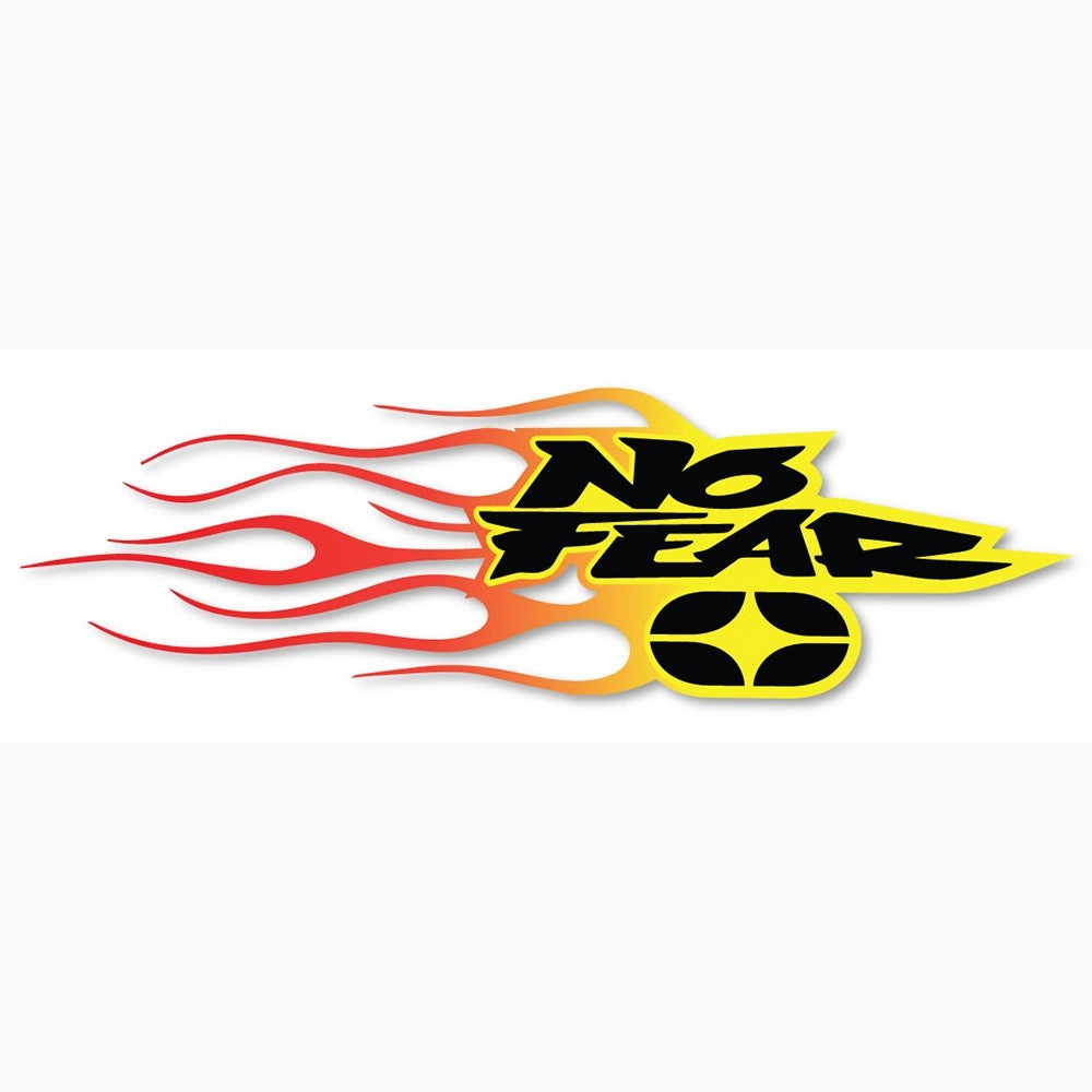 No Fear Flames Sticker