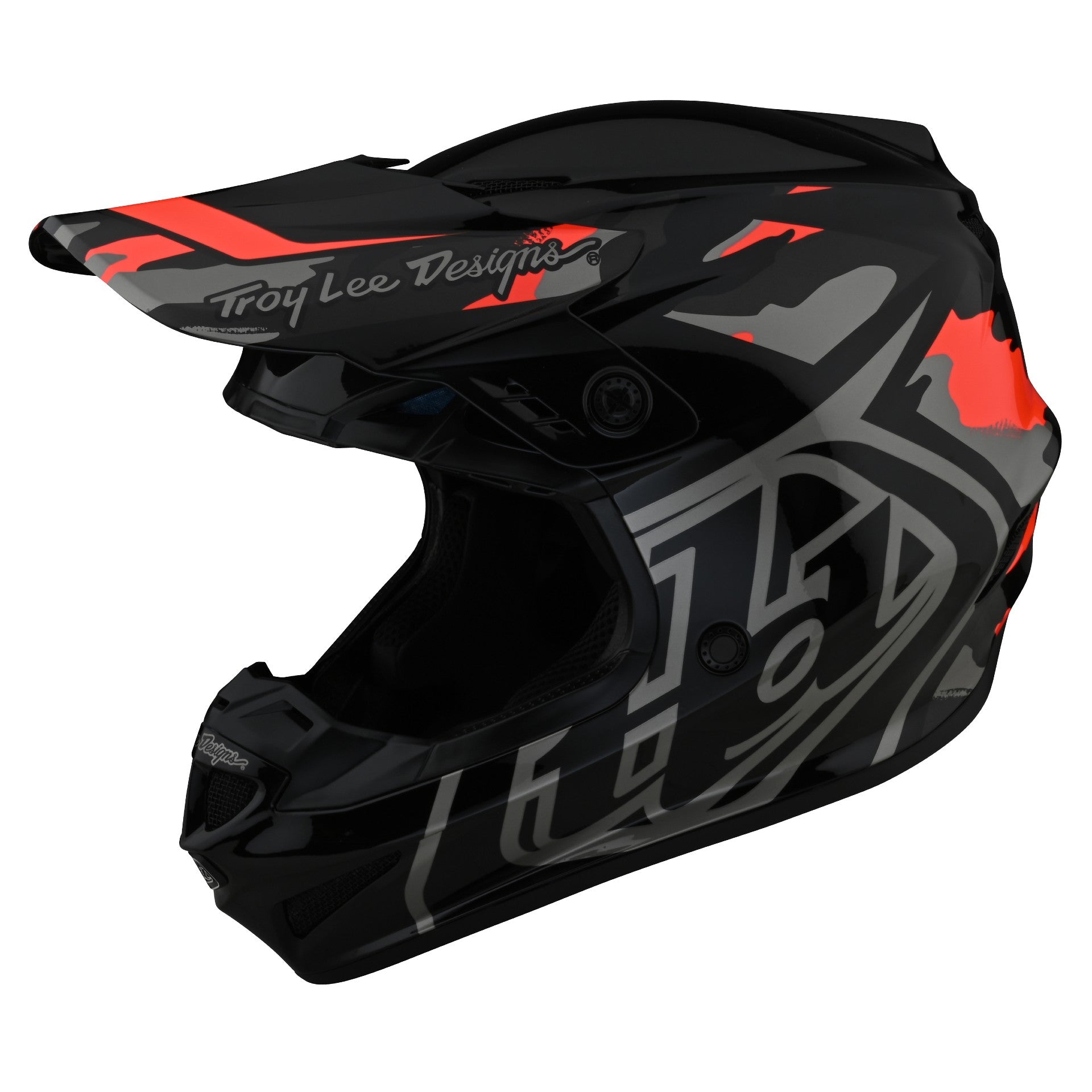 GP HELMET OVERLOAD CAMO BLACK / ROCKET RED