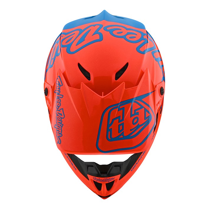 GP HELMET SILHOUETTE ORANGE / CYAN