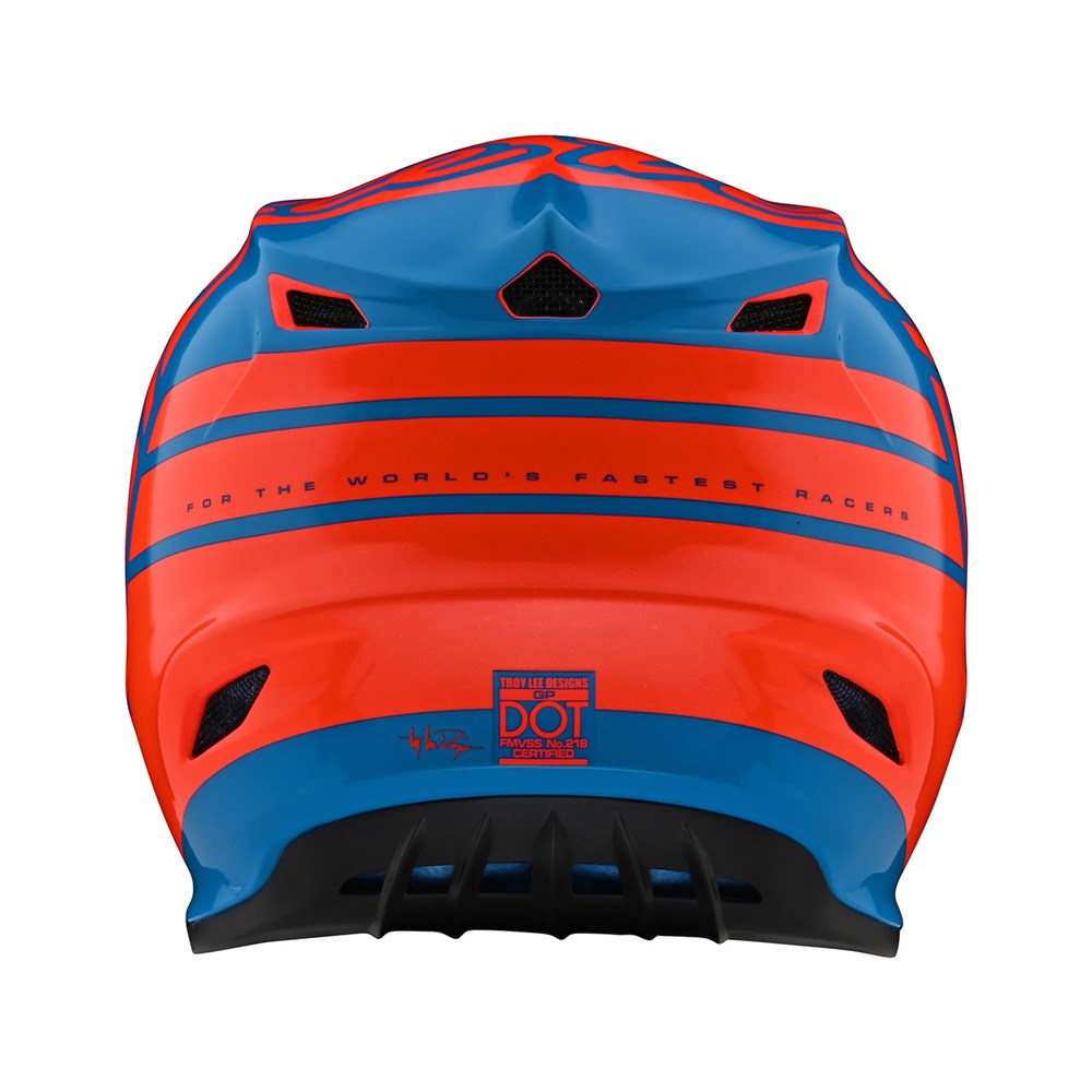 GP HELMET SILHOUETTE ORANGE / CYAN | YOUTH