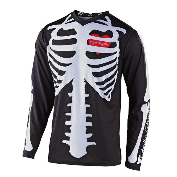 GP JERSEY SKULLY BLACK / WHITE