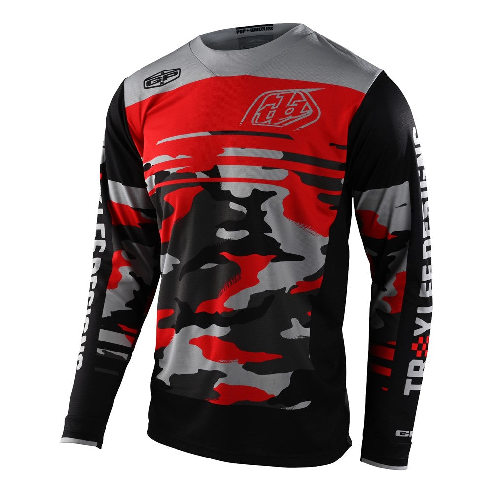 GP JERSEY FORMULA CAMO BLACK / ROCKET RED