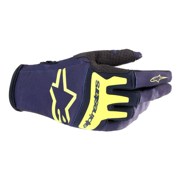 Techstar Gloves Navy/Yellow