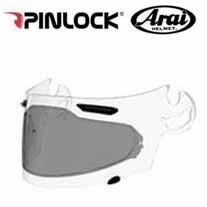 AH-PL000043 - SAMPLE PICTURE - Arai DKS054 Standard Insert (in dark tint for intense sunshine) offers normal field-of-view coverage for all Arai SAI faceshields: Corsair-V, RX-Q, Defiant and Vector 2