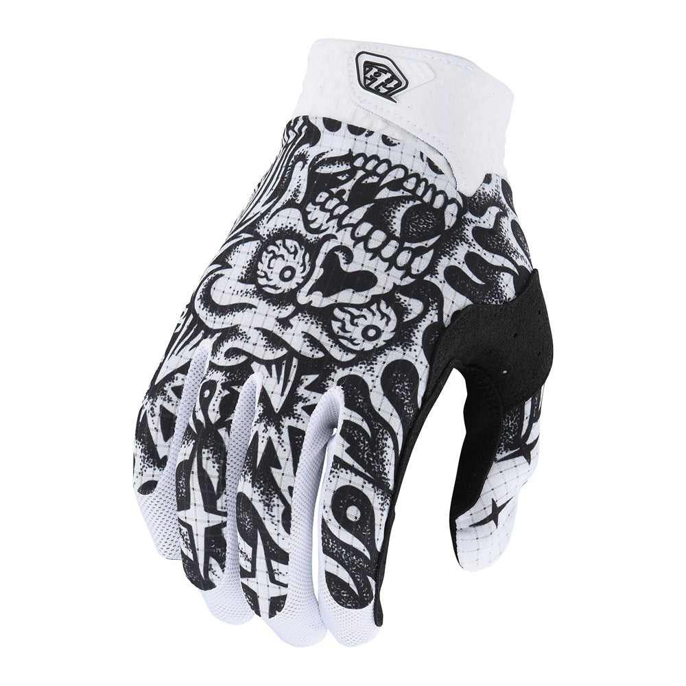 AIR GLOVE SKULL DEMON WHITE / BLACK