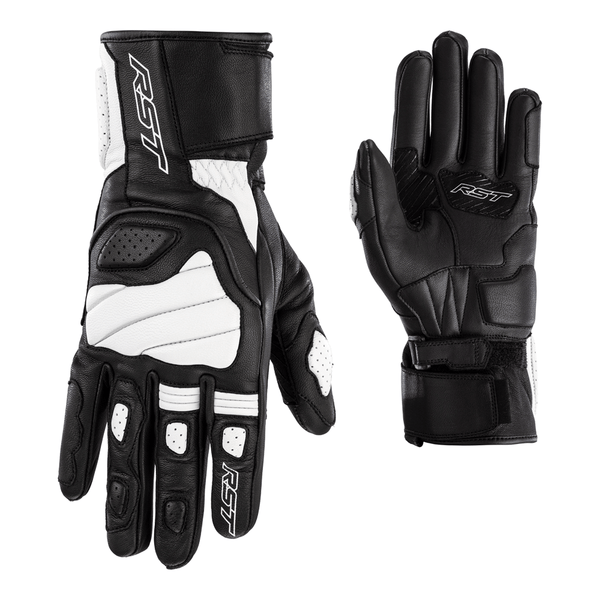 RST TURBINE LEATHER GLOVE [WHITE]