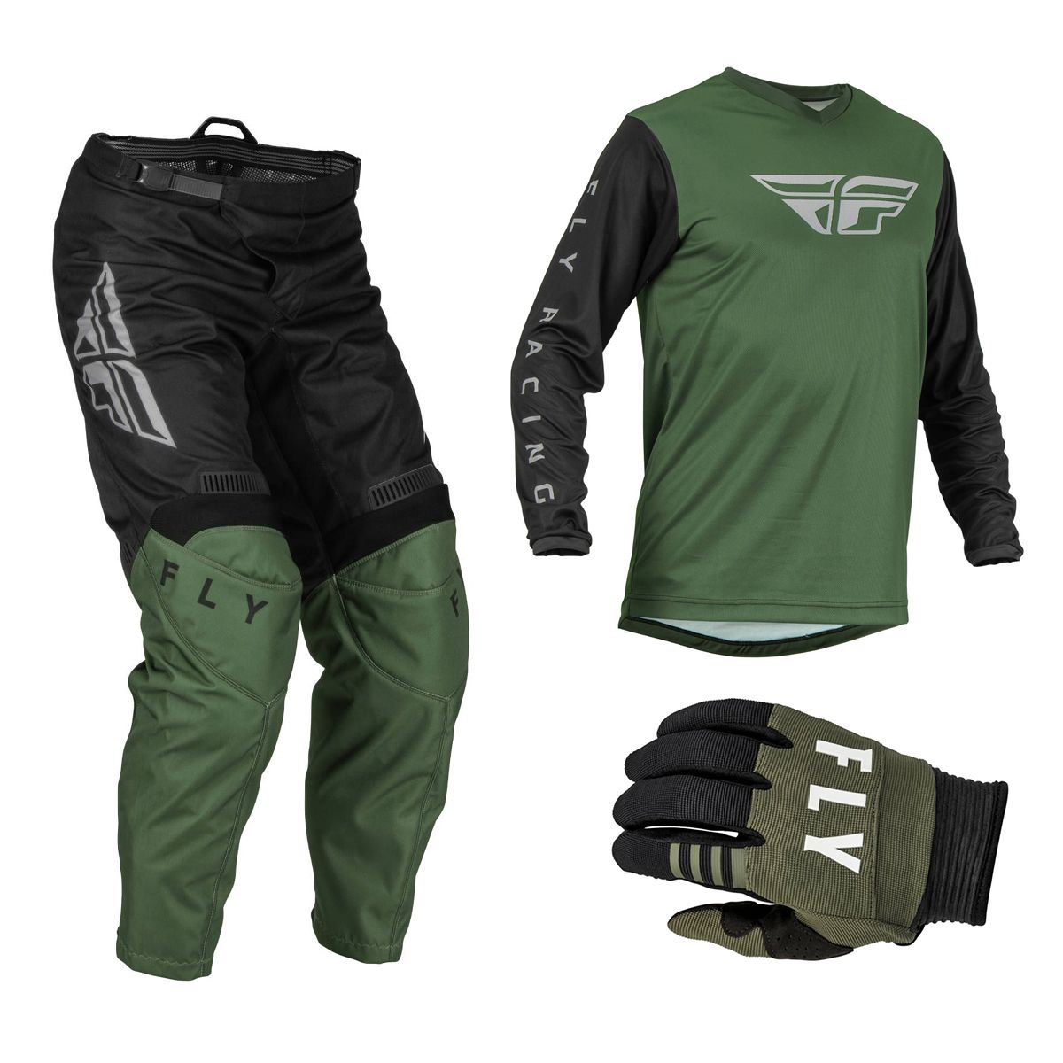 Fly F16 Olive Green/Black 2023 Combo