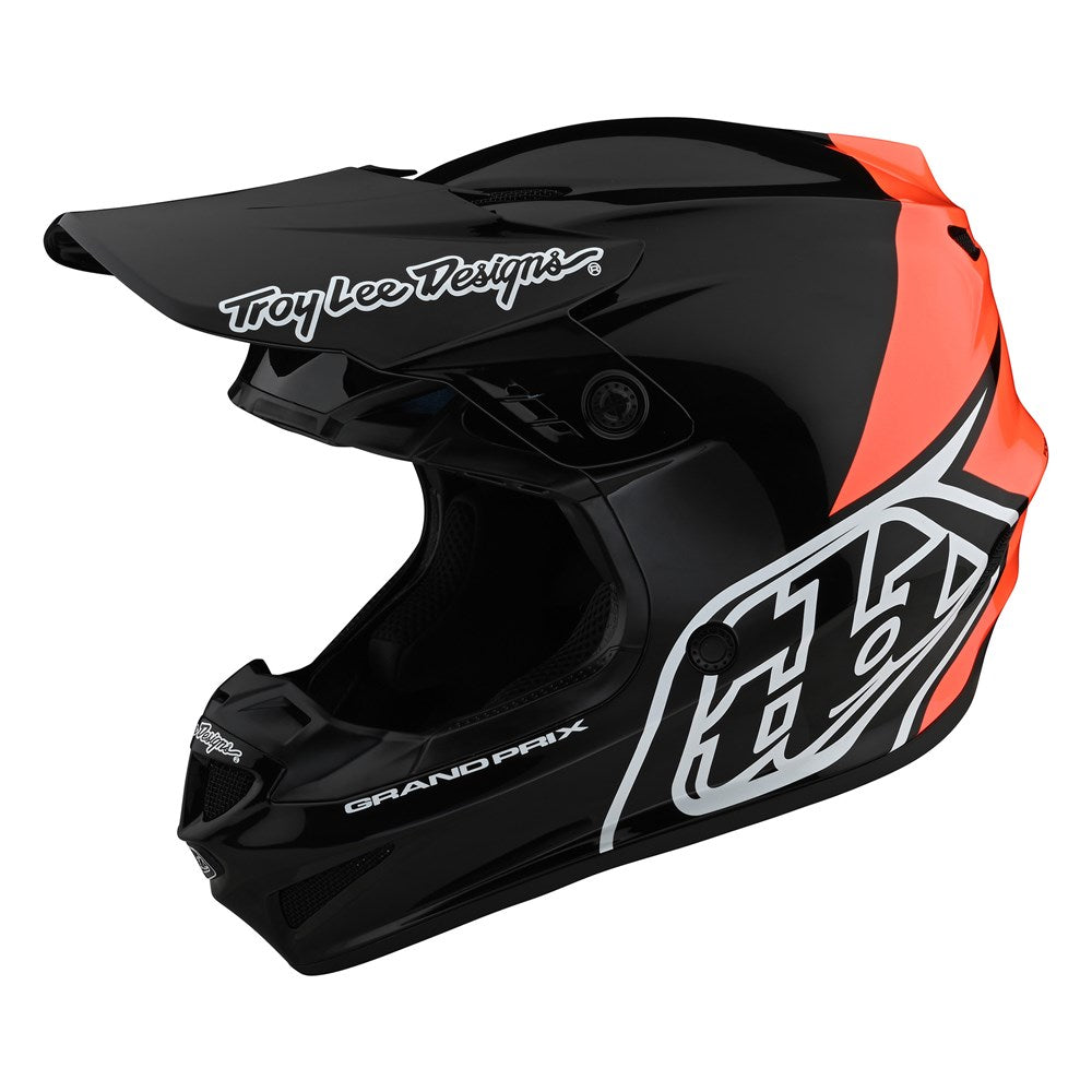 GP HELMET BLOCK BLACK / ORANGE