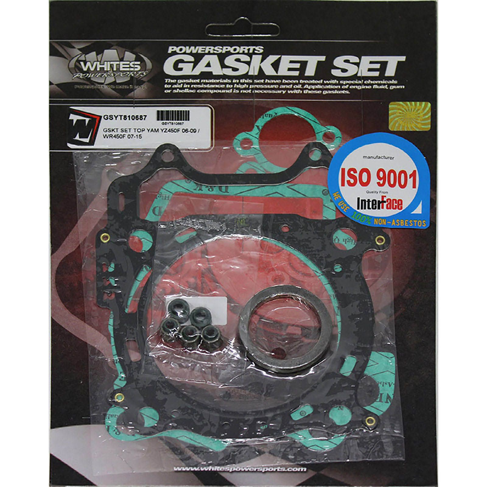 WHITES GASKET SET TOP YAM YZ450F 06-09 / WR450F 07