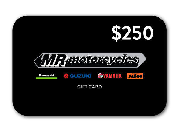 MR Motorcycles $250 Gift Card