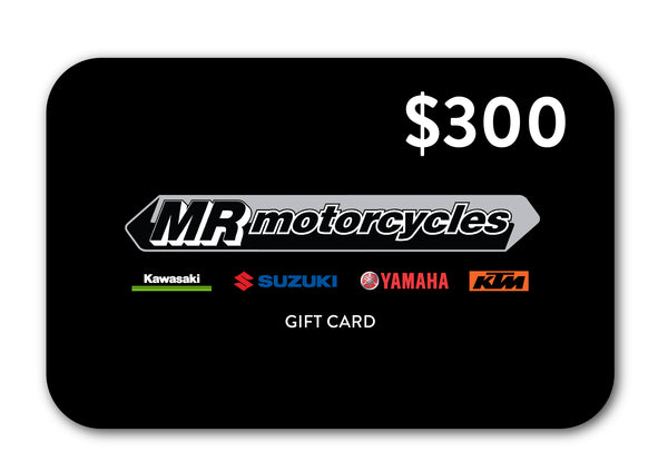 MR Motorcycles $300 Gift Card