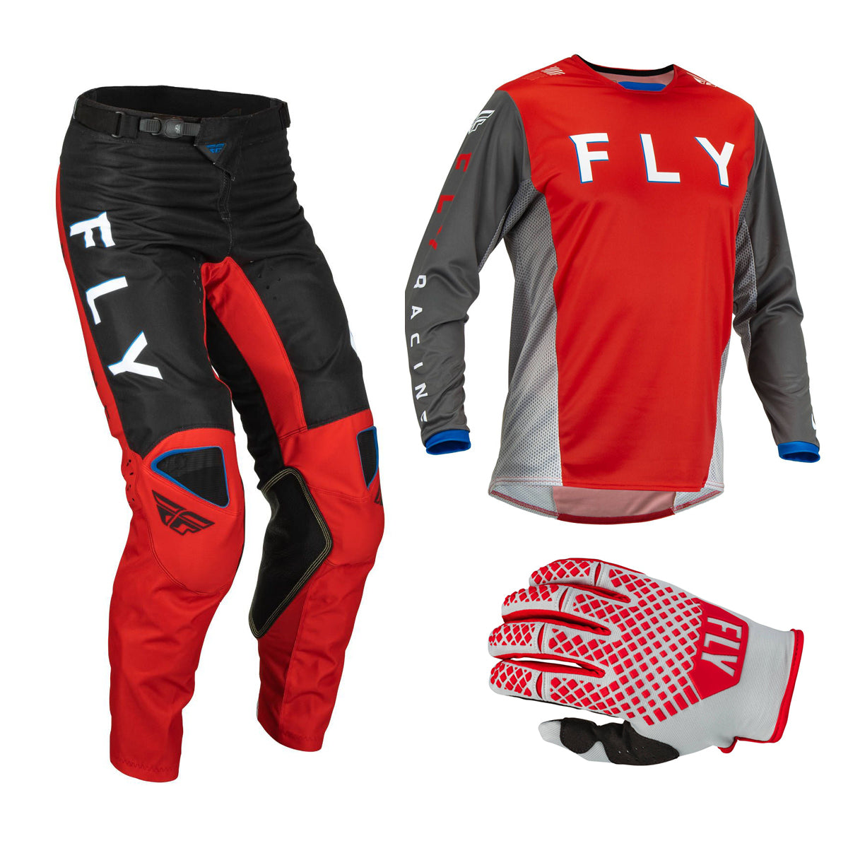 Fly Kinetic Kore Red/Grey 2023 Combo