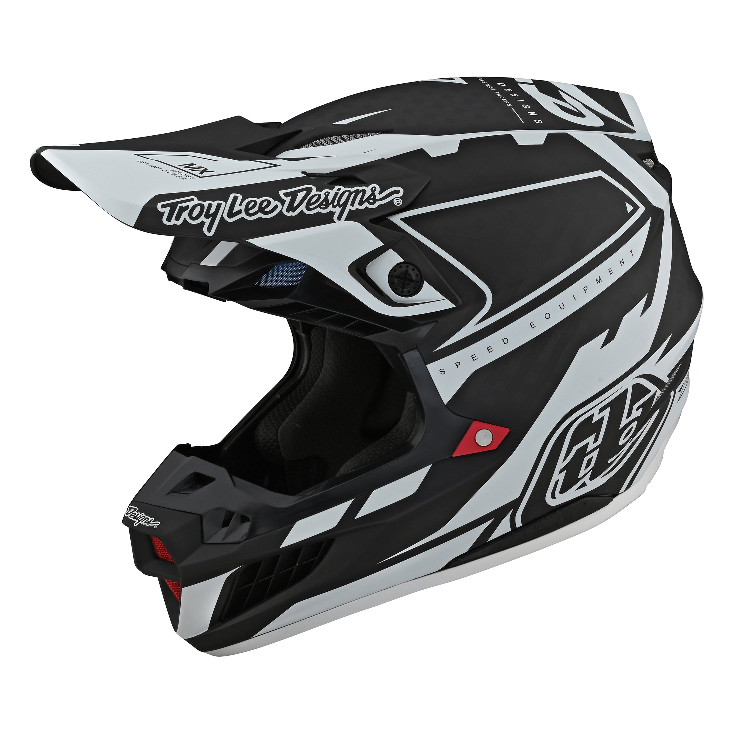 SE5 ECE CARBON HELMET MXSE BLACK / WHITE