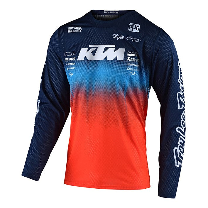 GP AIR JERSEY STAIN'D TEAM NAVY / ORANGE