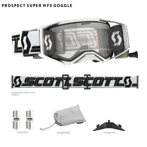 Prospect Goggle Super WFS White Black Clear Works