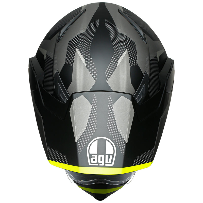 AGV AX9 [SIBERIA MATT BLACK/YELLOW FLURO]