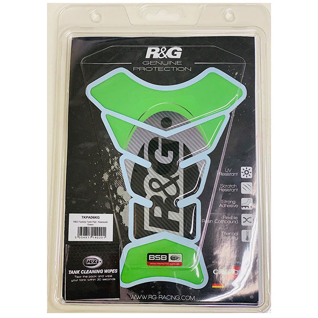 R&G Factory Tank Pad Kawasaki Green